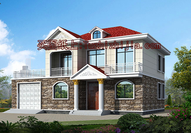 農(nóng)村自建20萬二層小樓圖，看著舒心，住著舒服！