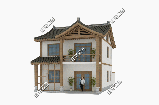 見多了農村自建的中式別墅，不如換個口味，這套日式讓你眼前一亮