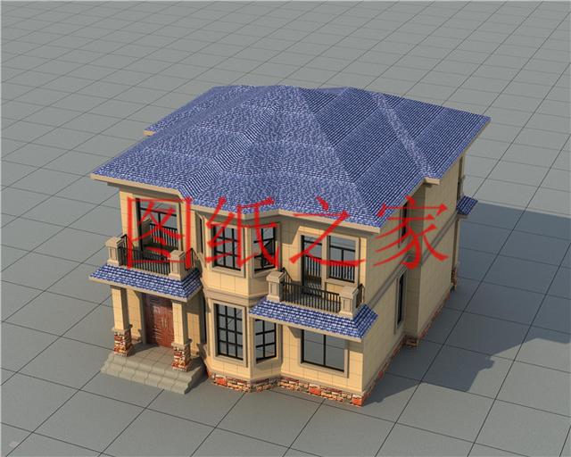 占地130平米左右的農村二層別墅，造價只要25萬，經濟又實惠！