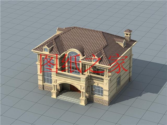 占地130平米左右的農村二層別墅，造價只要25萬，經濟又實惠！