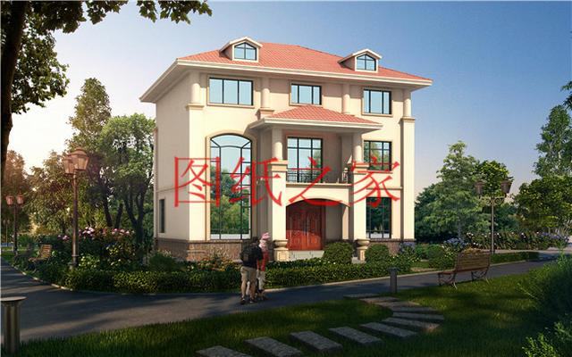 12X12米農村三層別墅，經典大氣又實用，這樣的設計你喜歡嗎？