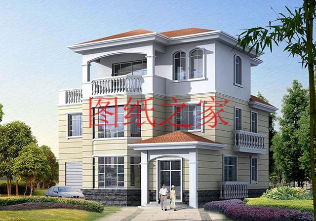 12X12米農村三層別墅，經典大氣又實用，這樣的設計你喜歡嗎？