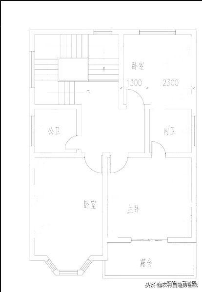 開間很小的二層別墅照樣能美翻天，28萬建成主體！
