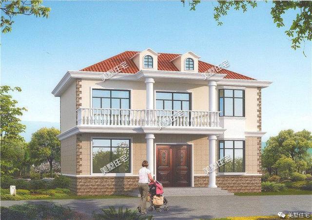 16萬就可以建一棟兩層別墅，這4套經典戶型方案，父母們肯定喜歡