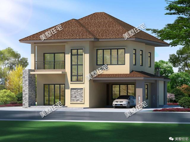 非常標準的5套系農村自建別墅設計，看完你也能建出這么好看房子！