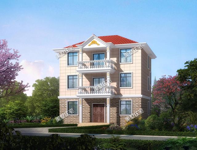 100平米左右的小戶型農(nóng)村自建房，美觀大方，造價(jià)低