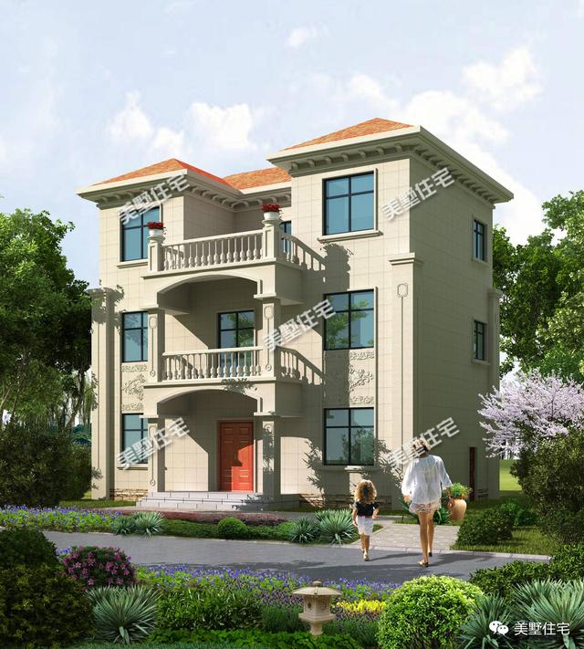 100平米左右的小戶型農(nóng)村自建房，美觀大方，造價(jià)低