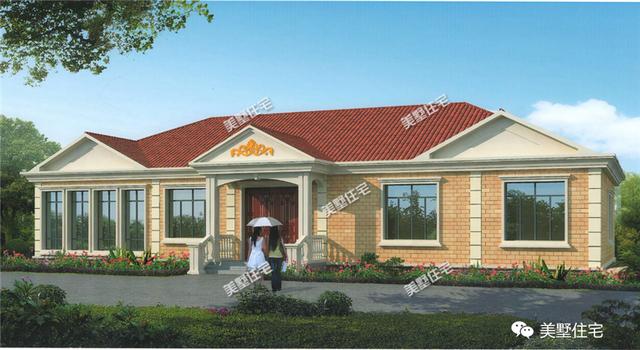 農村建房還是一層好，5套平房別墅設計，建3只要11萬！