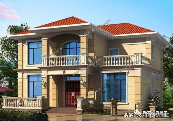 3款二層農(nóng)村小別墅設(shè)計(jì)方案，5、6間臥室，再也不用糾結(jié)建三層了