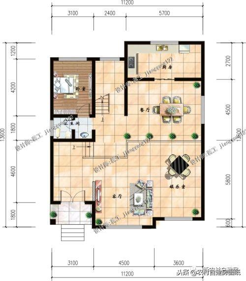 3款二層農(nóng)村小別墅設(shè)計(jì)方案，5、6間臥室，再也不用糾結(jié)建三層了
