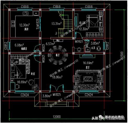 3款二層農(nóng)村小別墅設(shè)計(jì)方案，5、6間臥室，再也不用糾結(jié)建三層了