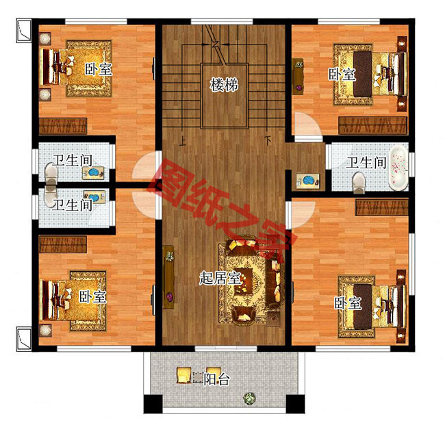 精致美觀2層半農村房屋全部圖片，絕對是村里最亮眼的！