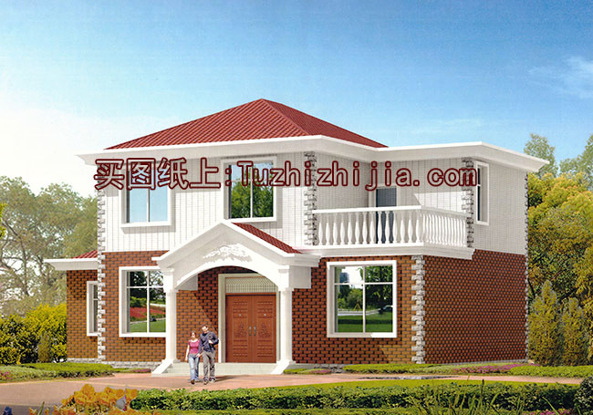 12x10米農村建房圖紙，120平二層小洋樓設計圖