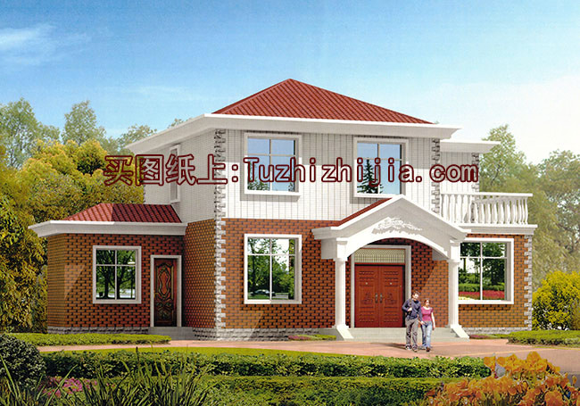 12x10米農村建房圖紙，120平二層小洋樓設計圖