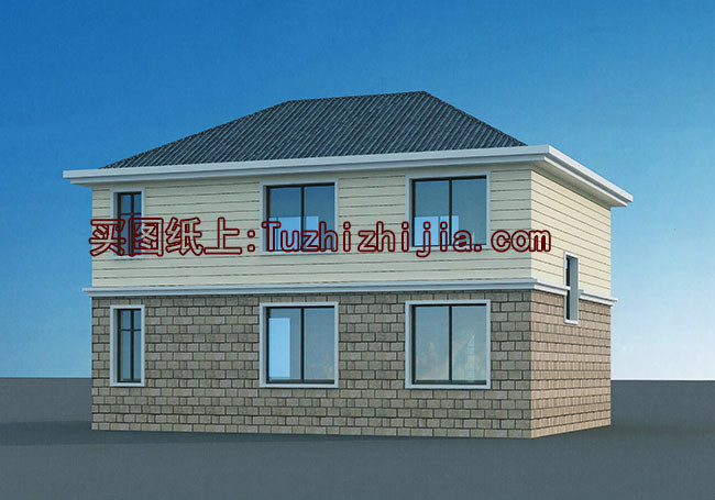 12x10米農村建房圖紙，120平二層小洋樓設計圖