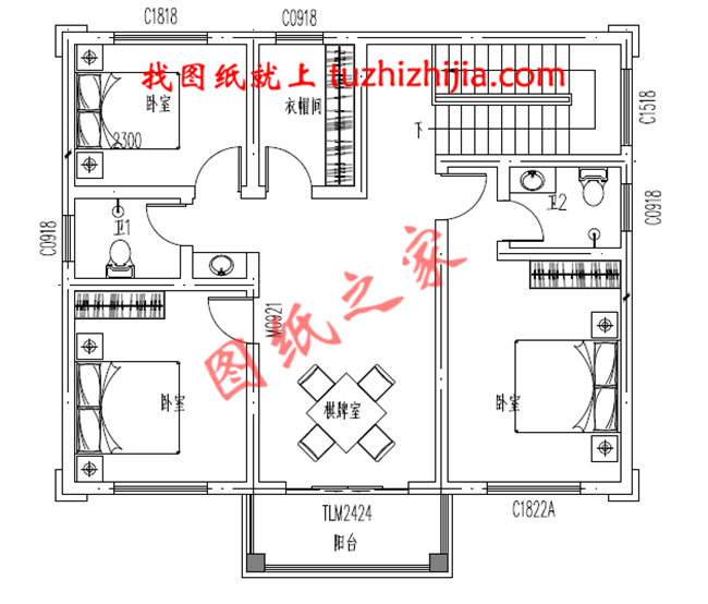 12x10米農村建房圖紙，120平二層小洋樓設計圖