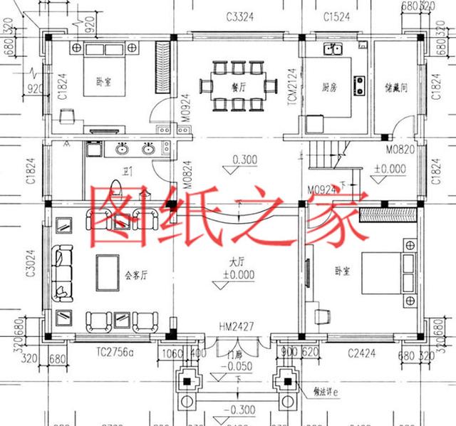 現代風三層別墅設計圖，13X14米、14X13米的戶型非常接地氣！