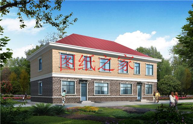 三套單戶占地110平米的雙拼別墅，建成后兄弟倆絕對面子十足！