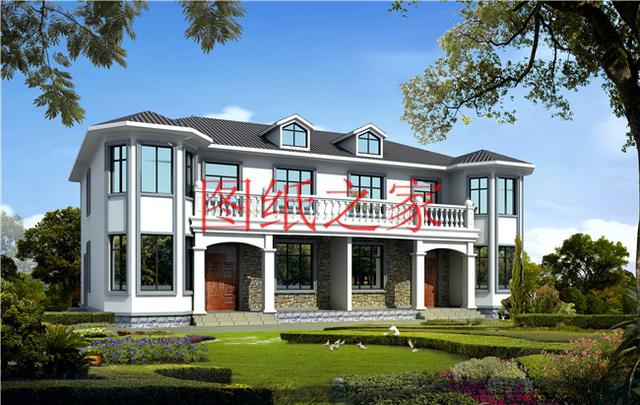 三套單戶占地110平米的雙拼別墅，建成后兄弟倆絕對面子十足！