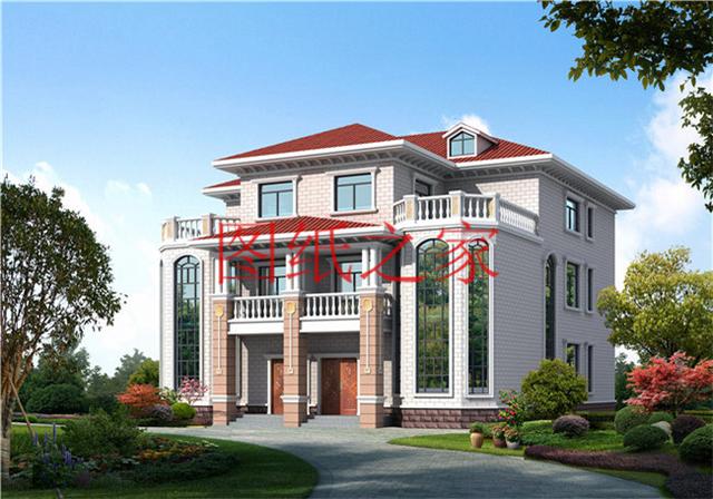 推薦6套三層農村雙拼別墅，比獨棟別墅更加大氣實惠！