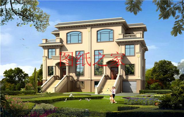 推薦6套三層農村雙拼別墅，比獨棟別墅更加大氣實惠！