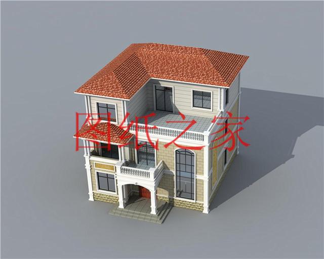 12X13米三層別墅戶型設計，功能性強，符合現代人的生活需求