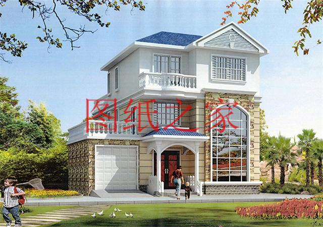 12X13米三層別墅戶型設計，功能性強，符合現代人的生活需求