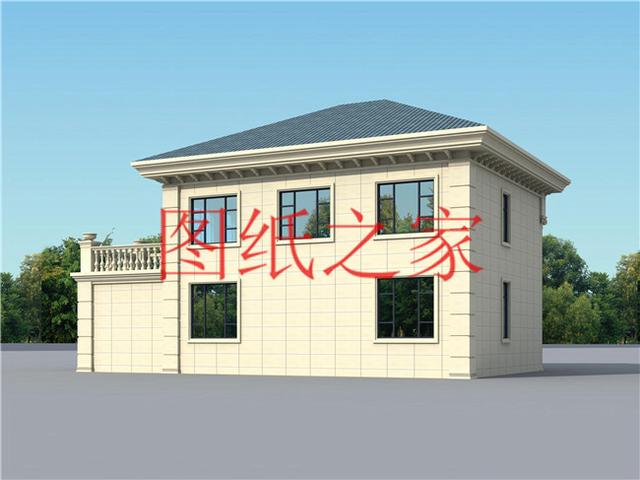 時尚大氣又溫馨實用的農村二層別墅設計，非常適合農村修建！