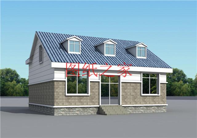 3套10X12米的農村二層別墅，占地面積小，美觀大方又實用！