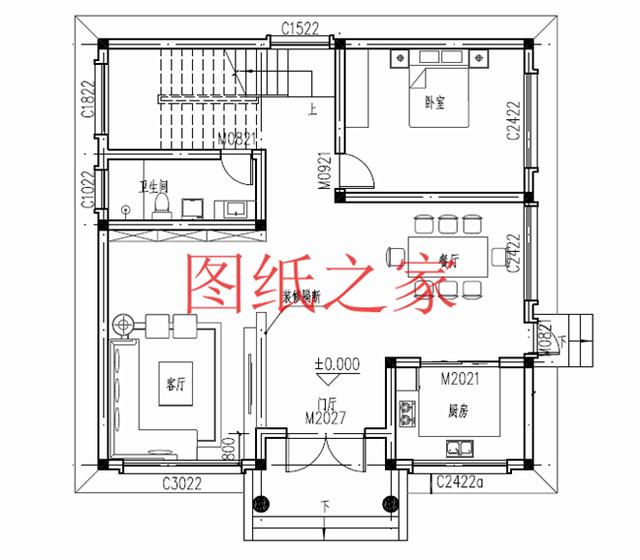 3套10X12米的農村二層別墅，占地面積小，美觀大方又實用！