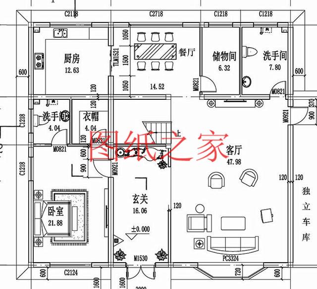 13X12米、12X13米兩種尺寸的二層別墅，快把宅基地利用起來吧！