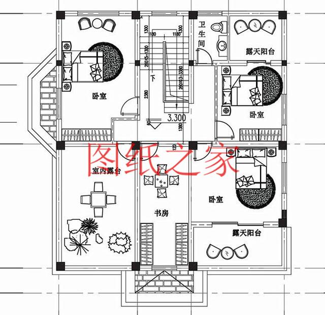 13X12米、12X13米兩種尺寸的二層別墅，快把宅基地利用起來吧！