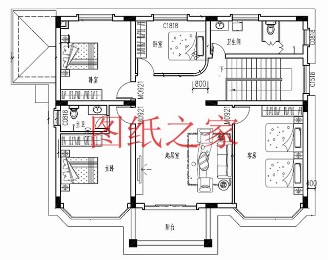3套農(nóng)村二層別墅，15米X12米、12米X15米，你更喜歡哪個(gè)戶型？