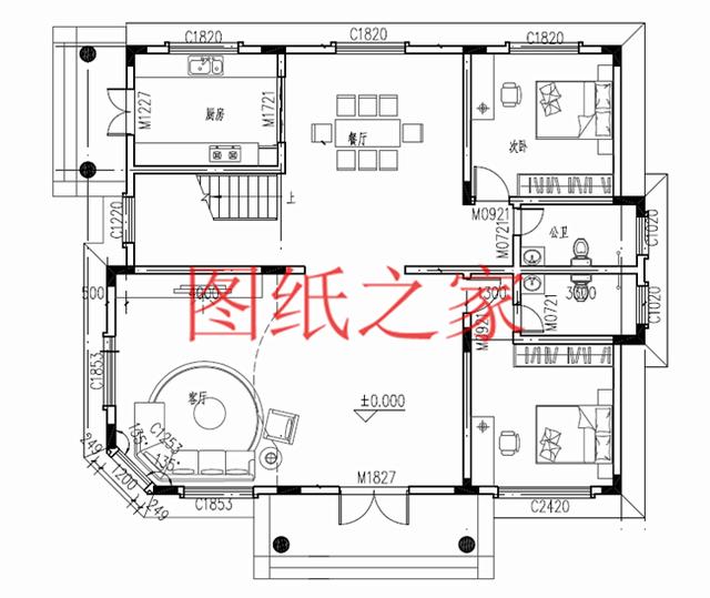 歐式三層農村別墅，13X15米、15X13米還帶露臺，美觀大氣上檔次！