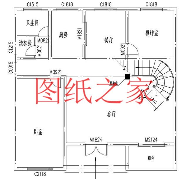 小宅基地就建一套11X12米農村二層別墅，造價才20萬，經濟實用！