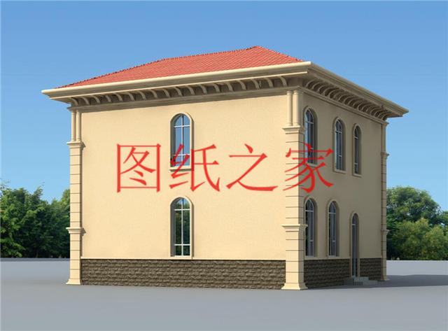 120平農村二層別墅，12X10米、10X12米兩種尺寸，25萬搞定！