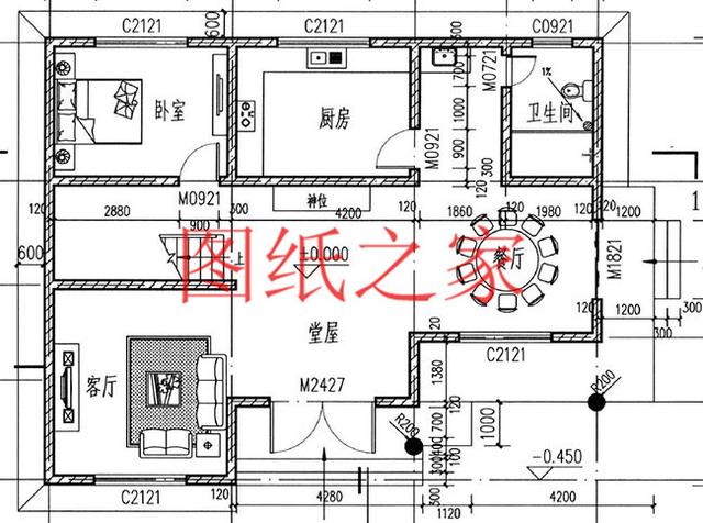 簡(jiǎn)潔實(shí)用的農(nóng)村二層別墅，非常適合宅基地是長(zhǎng)方形的家庭修建！
