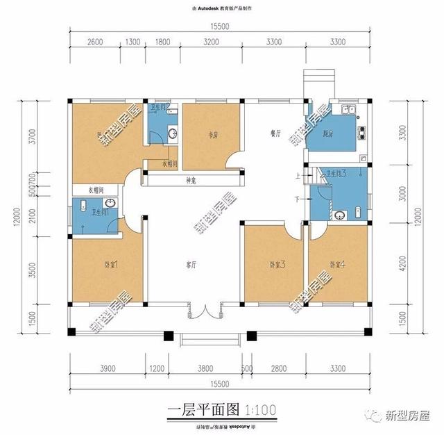 就怕貨比貨得扔，這6套農村平層別墅戶型設計，應該建哪個一目了然