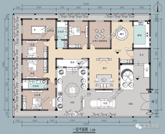 就怕貨比貨得扔，這6套農村平層別墅戶型設計，應該建哪個一目了然