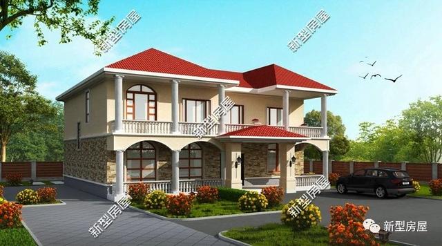 有了5套歐式農(nóng)村別墅圖紙，實現(xiàn)我的別墅夢就差宅基地和錢了！