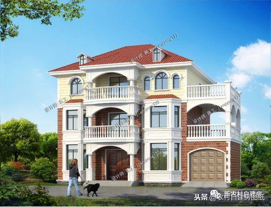 專為2026年建房者定制，7套帶車庫的農村小別墅，第5套最美！