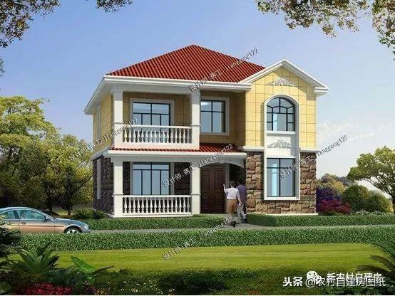 7套二三層別墅設計，都是100平，最適合農村修建的是第5套！