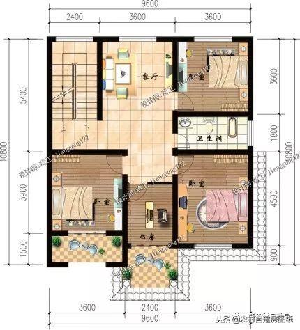 7套二三層別墅設計，都是100平，最適合農村修建的是第5套！