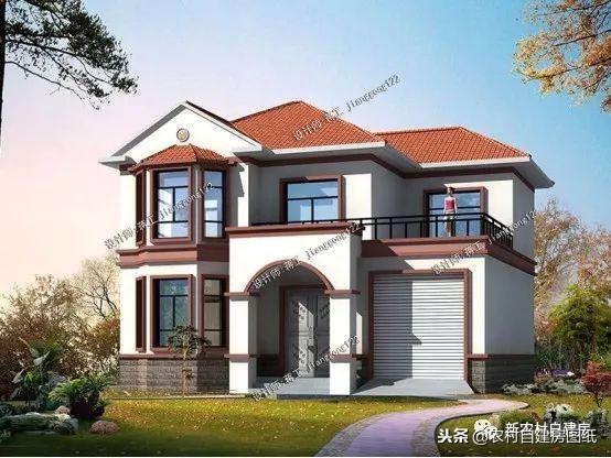 7套二三層別墅設計，都是100平，最適合農村修建的是第5套！