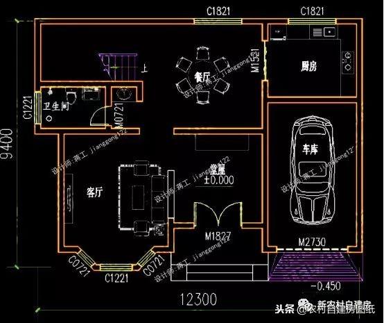 7套二三層別墅設計，都是100平，最適合農村修建的是第5套！