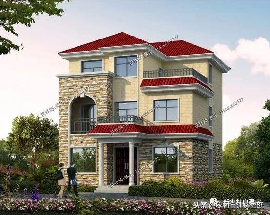 7套二三層別墅設計，都是100平，最適合農村修建的是第5套！