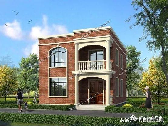 7套二三層別墅設計，都是100平，最適合農村修建的是第5套！