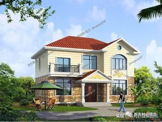 7套二三層別墅設計，都是100平，最適合農村修建的是第5套！