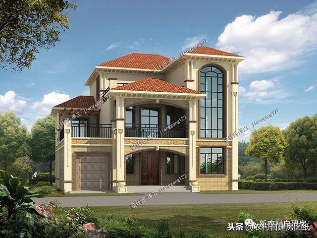 推薦12款三層農村別墅戶型設計，豪華款和樸素款都有，第9款最好！