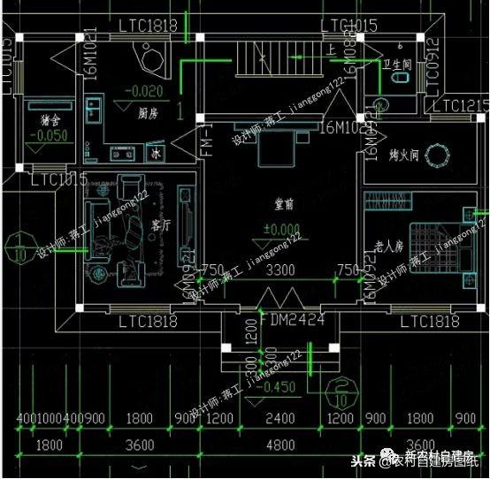 給父母建養老房，看看這5套帶煙囪的小別墅設計，柴火灶最接地氣